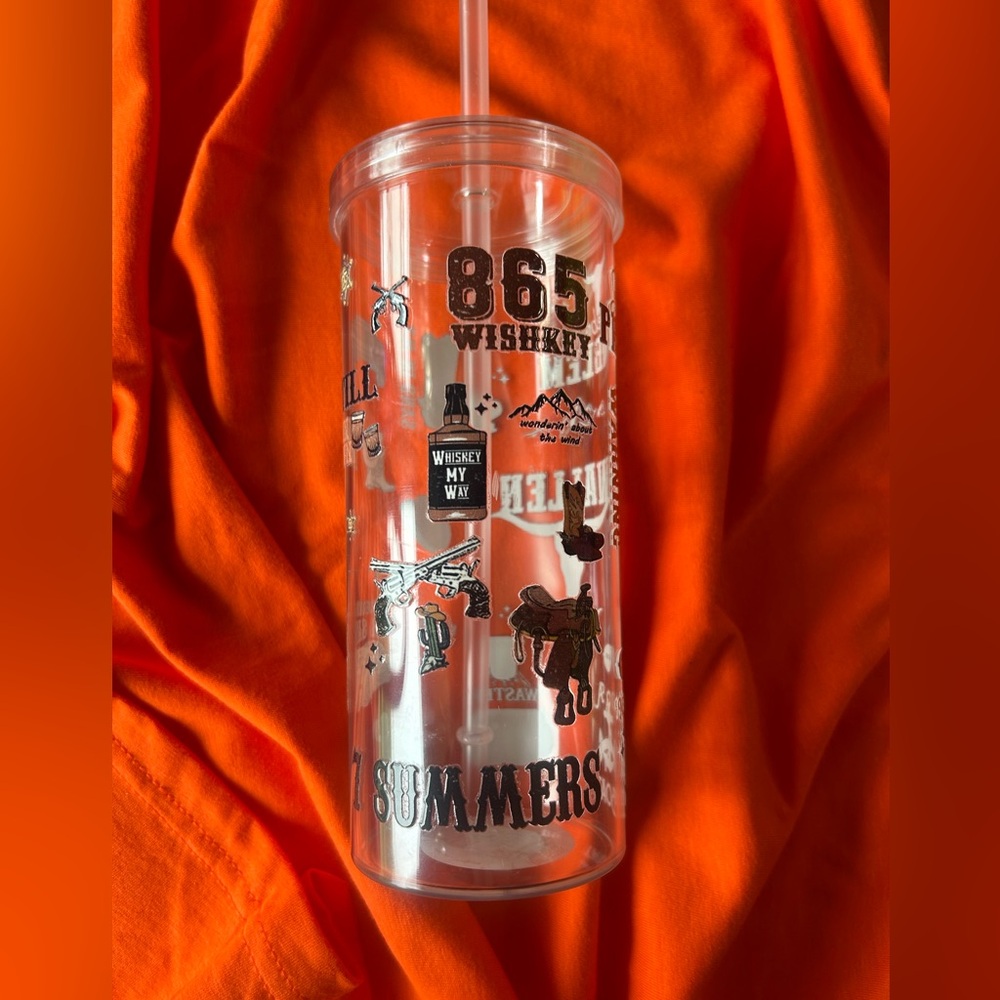 Wallen County Clear Acrylic 20oz  Acrylic Tumbler